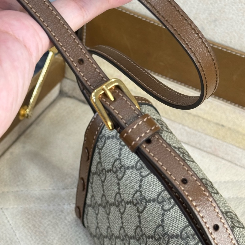 上架中🔑Gucci Horsebit 1955馬銜釦迷你盒子斜背包🤎🩶經典釋出-14