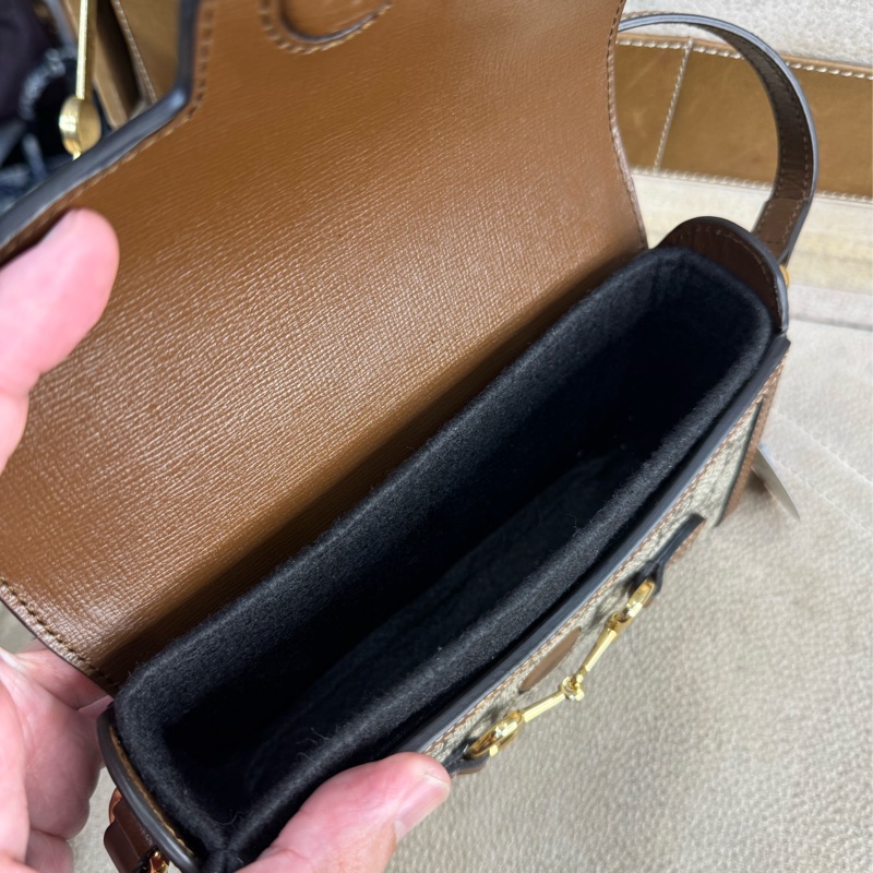 上架中🔑Gucci Horsebit 1955馬銜釦迷你盒子斜背包🤎🩶經典釋出-19