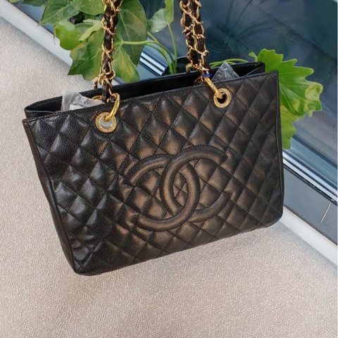 香奈兒/Chanel GrandShoppingTote A20995-Y01864-94305    荔枝紋牛皮 34×24×12
