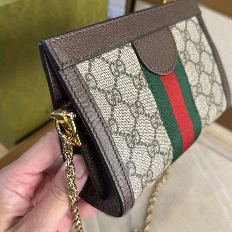 上架中🔑Gucci Ophidia GG迷你晚宴鍊包🤎經典夯款-4