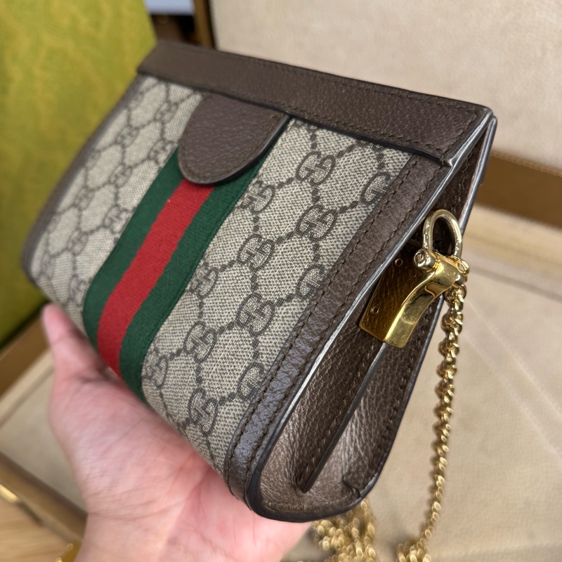 上架中🔑Gucci Ophidia GG迷你晚宴鍊包🤎經典夯款-5