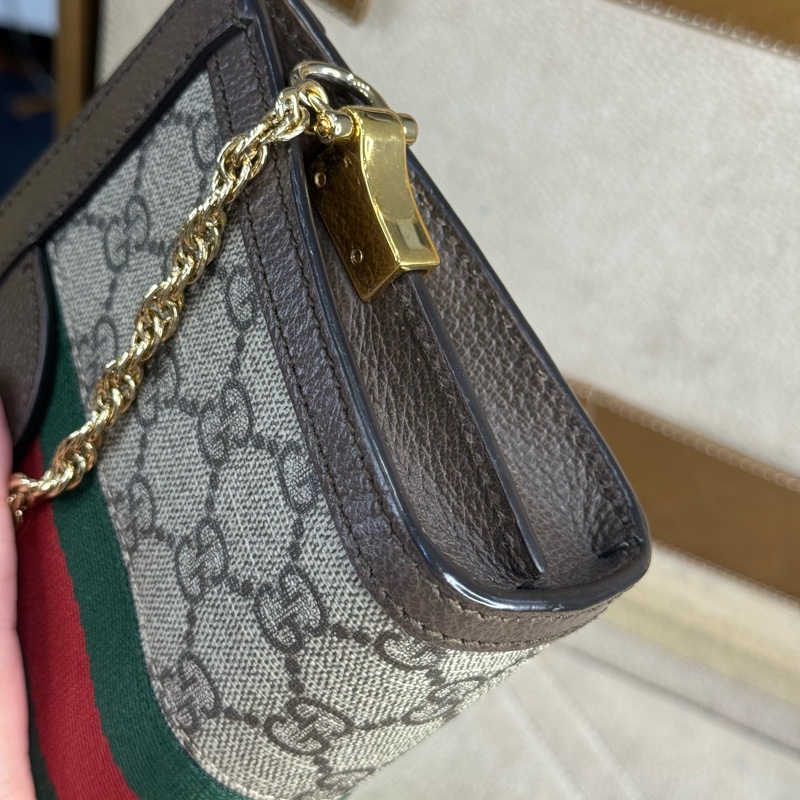上架中🔑Gucci Ophidia GG迷你晚宴鍊包🤎經典夯款-7