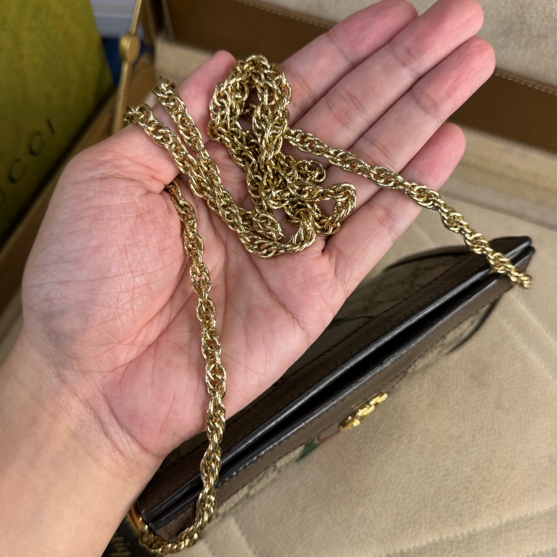 上架中🔑Gucci Ophidia GG迷你晚宴鍊包🤎經典夯款-16