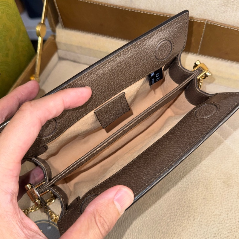 上架中🔑Gucci Ophidia GG迷你晚宴鍊包🤎經典夯款-17