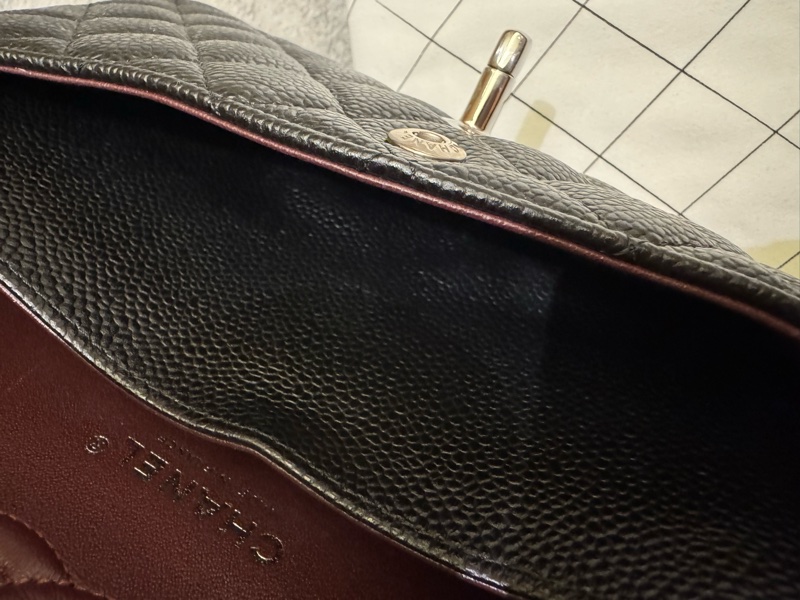 CHANEL cf 23公分 芯片款 黑銀 大全配-23