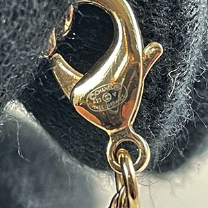 ＊奢華大道國際精品＊【CH0738】CHANEL 雙C LOGO米金色珍珠圓型項鍊 A99076-3