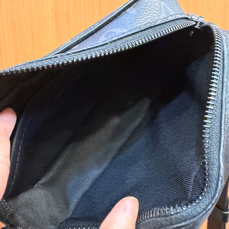 LV 黑灰原花黑釦Trocadero斜背相機包M14253-11