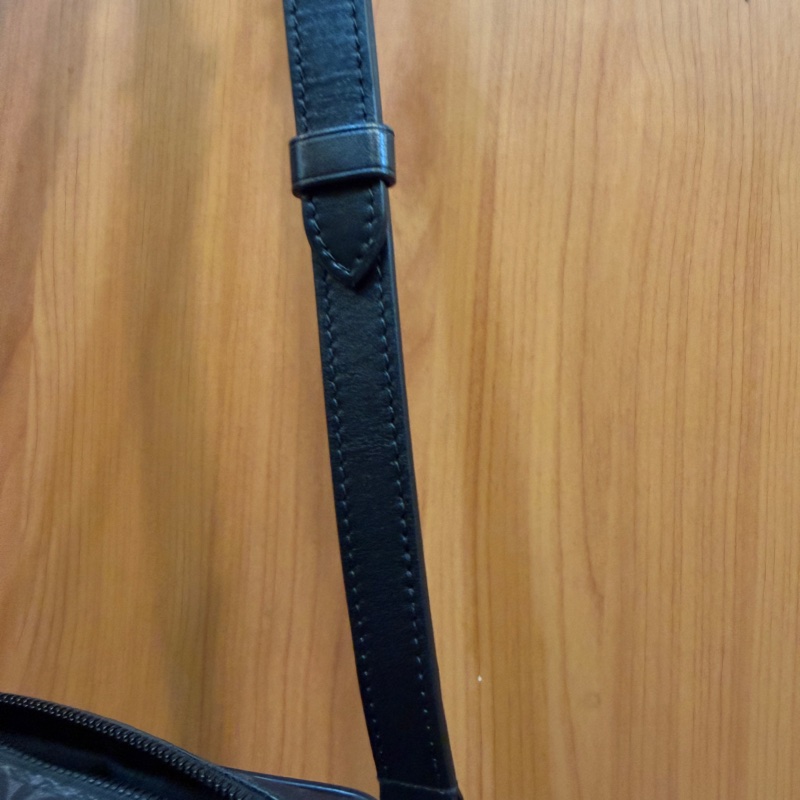 LV 黑灰原花黑釦Trocadero斜背相機包M14253-13