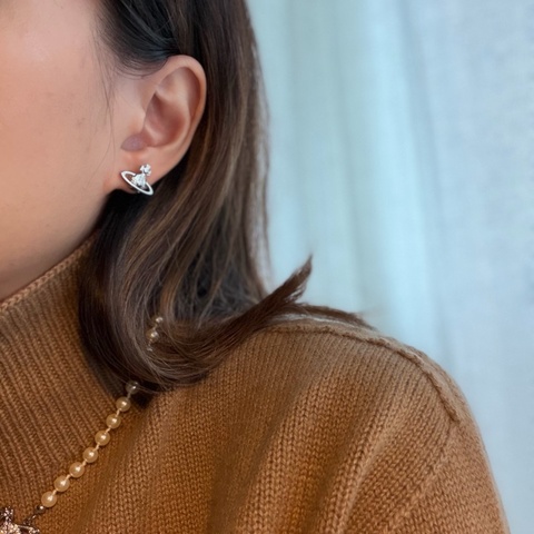 Vivienne Westwood🪐基本款 經典土星 日常耳環Suzie