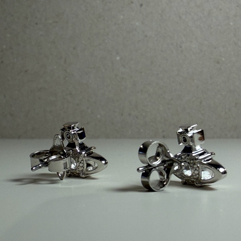 Vivienne Westwood 🪐基本款 耳環 單鑽 Reina-5