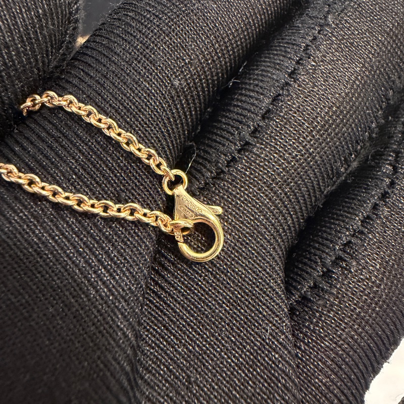 Cartier 750玫瑰金Love雙圈項鍊CRB7212300-6