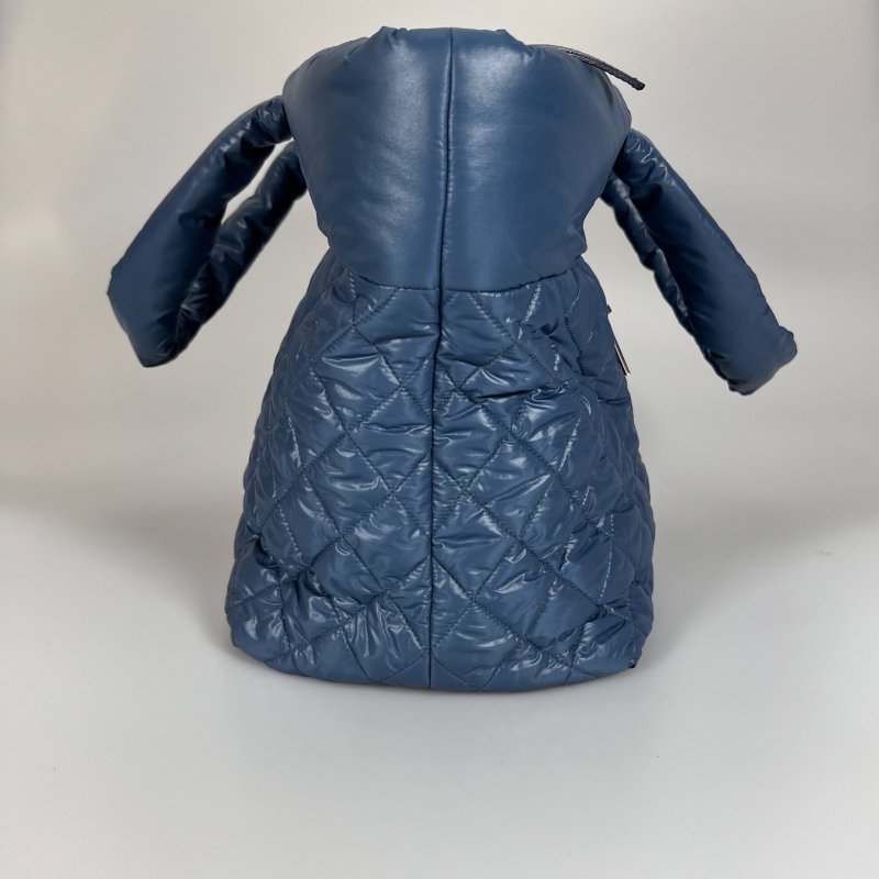 CHANEL 空氣羽絨包 藍 1開-4