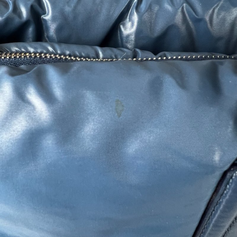 CHANEL 空氣羽絨包 藍 1開-9