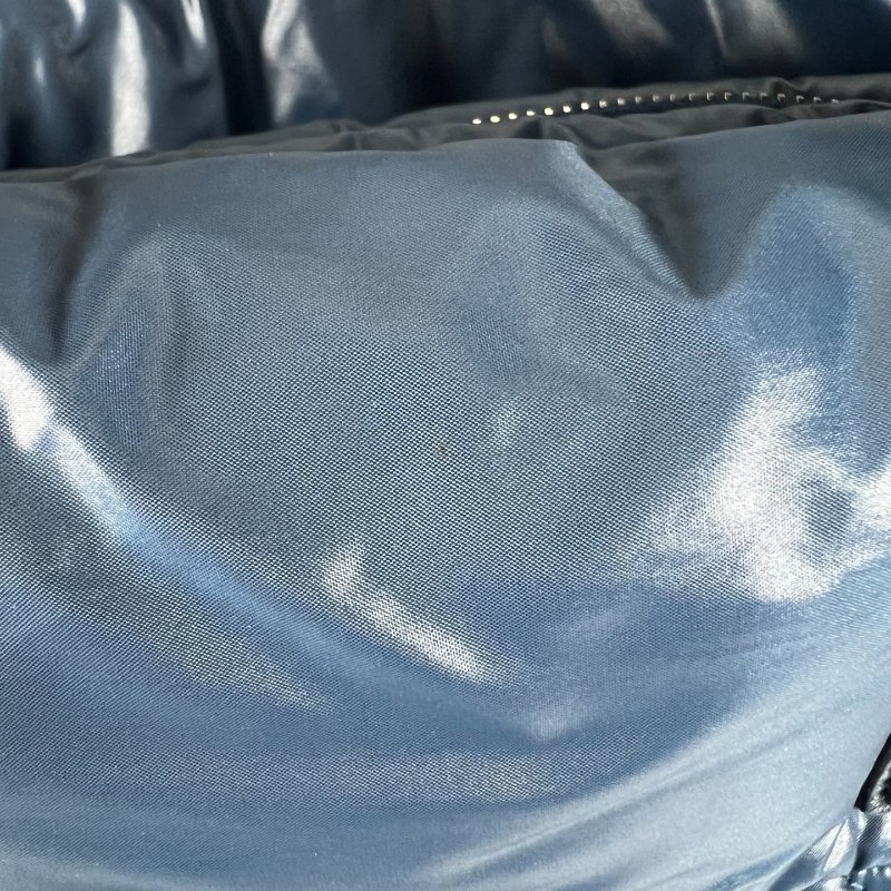 CHANEL 空氣羽絨包 藍 1開-10