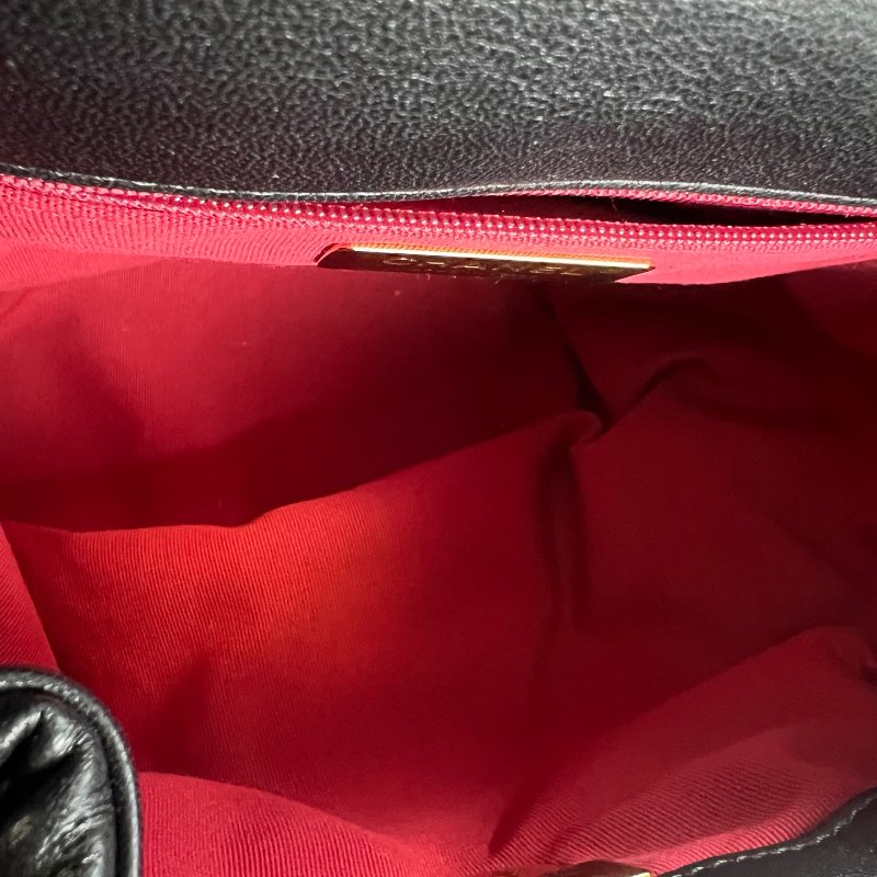 CHANEL 19後背包羊皮黑 AS4223 /晶片款-5