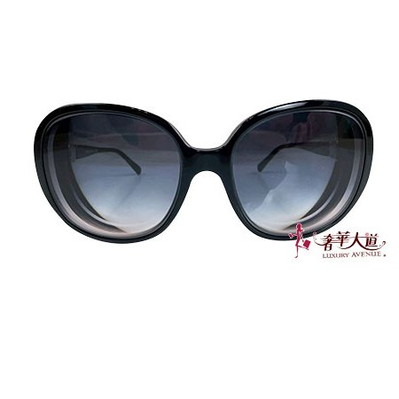 * 奢華大道國際精品＊【CH0740】CHANEL黑色八角LOGO 太陽眼鏡 (鏡片有度數約5~6百度)-0