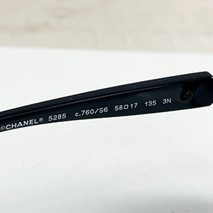 * 奢華大道國際精品＊【CH0740】CHANEL黑色八角LOGO 太陽眼鏡 (鏡片有度數約5~6百度)-4