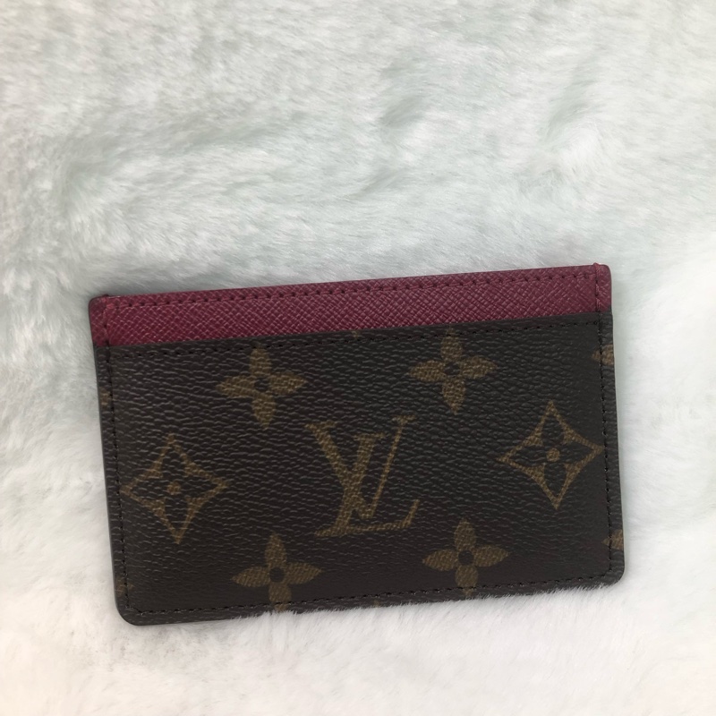 LV M60703 Monogram桃紅色卡夾 I507-2