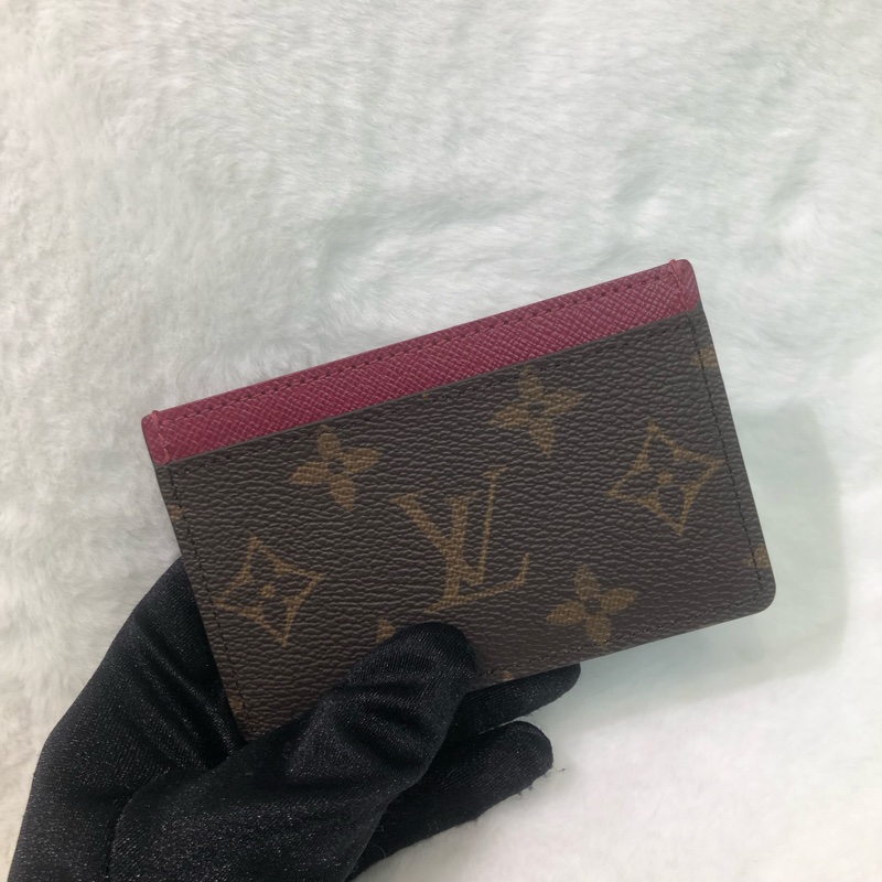 LV M60703 Monogram桃紅色卡夾 I507-6