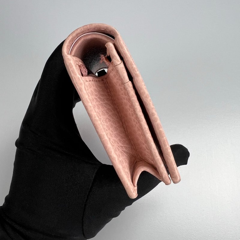 GUCCI 456126 粉色對開短夾-3