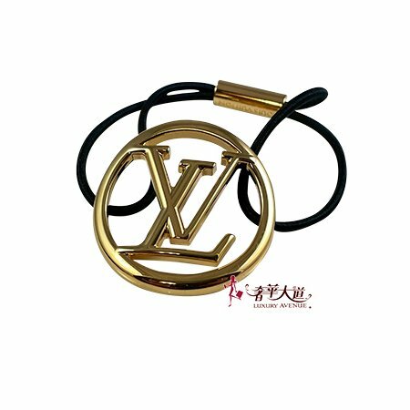 *奢華大道國際精品＊【L3361】LV金色 LOGO 髮束 M00760