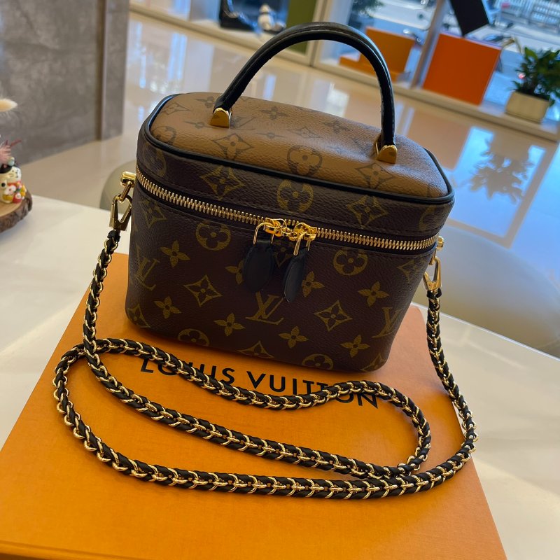 *SHIHNA名牌精品* LV Vanity PM 斜背化妝箱-0