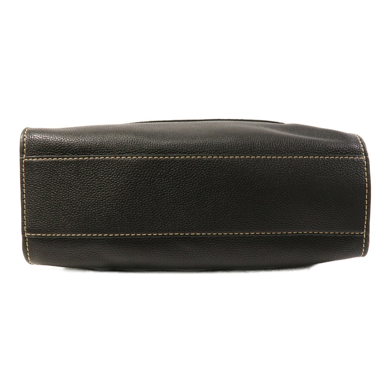 MARC JACOBS 皮革Tote Bag銀扣肩背袋-3