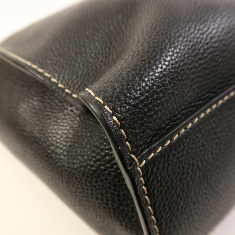 MARC JACOBS 皮革Tote Bag銀扣肩背袋-7