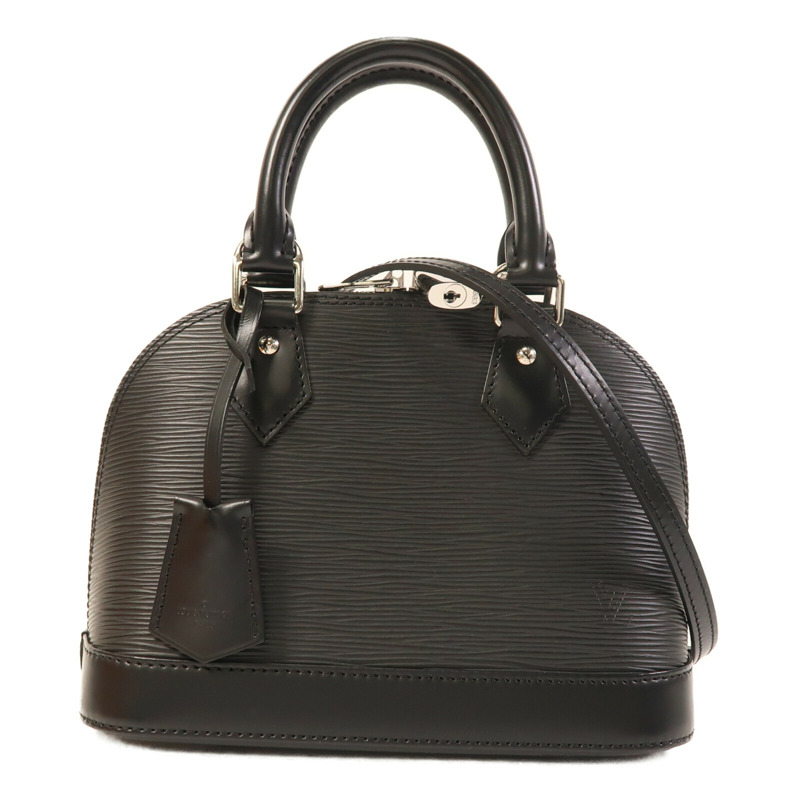 LOUIS VUITTON Epi Alma BB銀扣手挽肩背兩用袋-0