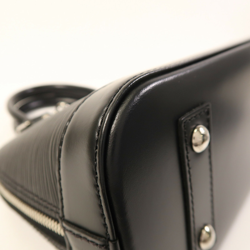 LOUIS VUITTON Epi Alma BB銀扣手挽肩背兩用袋-7