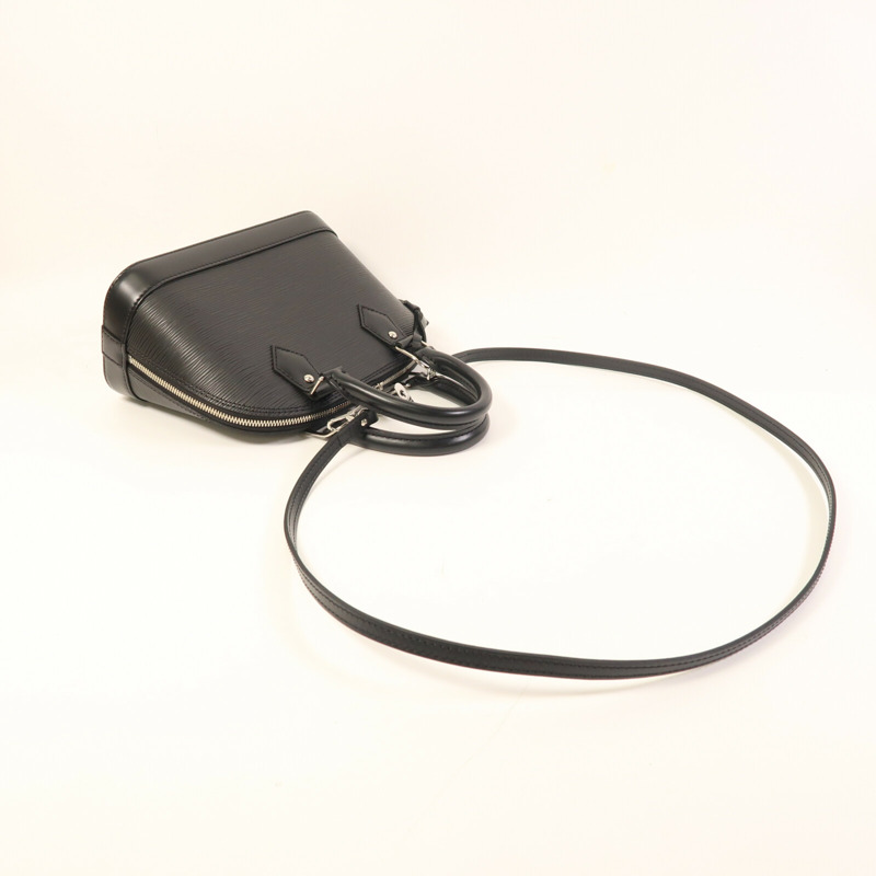 LOUIS VUITTON Epi Alma BB銀扣手挽肩背兩用袋-8