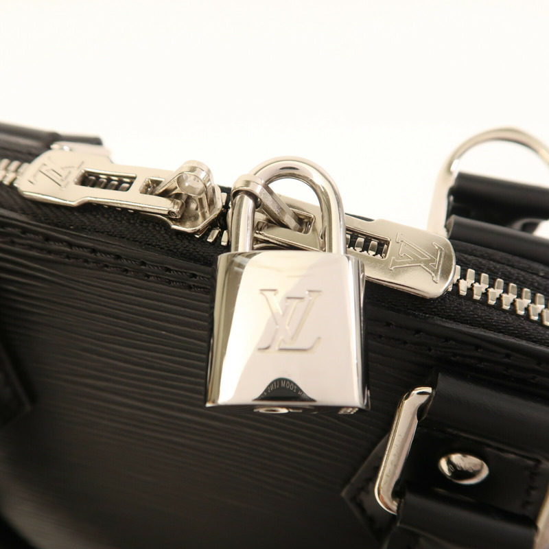 LOUIS VUITTON Epi Alma BB銀扣手挽肩背兩用袋-9