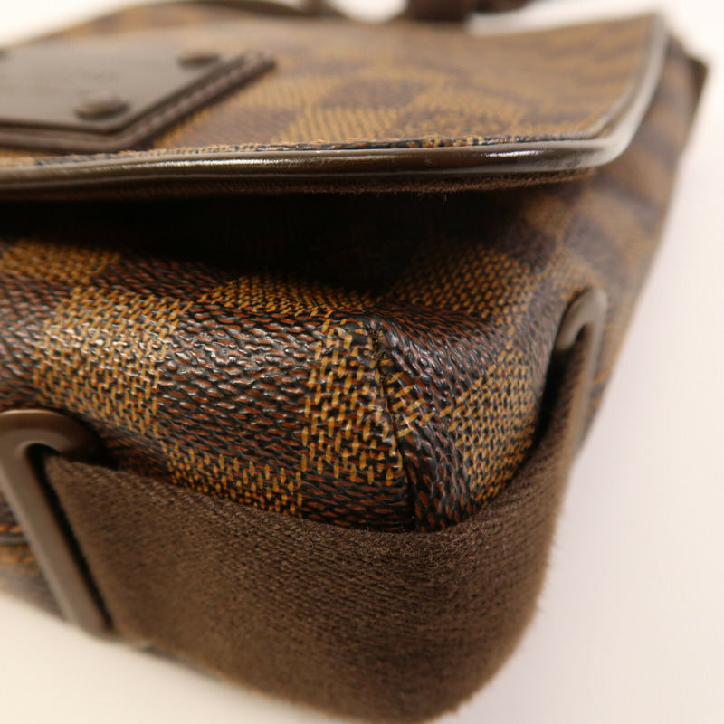 LOUIS VUITTON Damier Brooklyn PM肩背袋-4