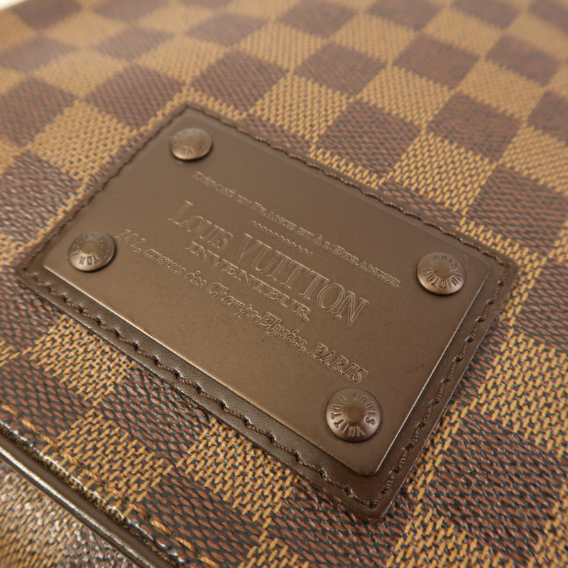 LOUIS VUITTON Damier Brooklyn PM肩背袋-9