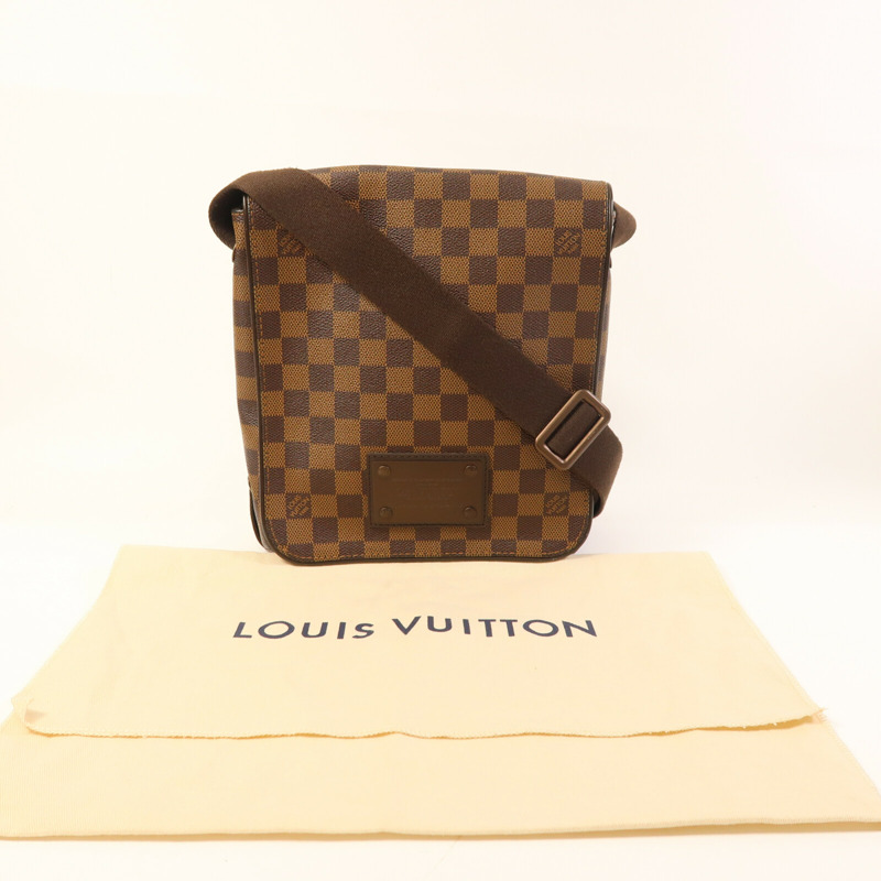 LOUIS VUITTON Damier Brooklyn PM肩背袋-15