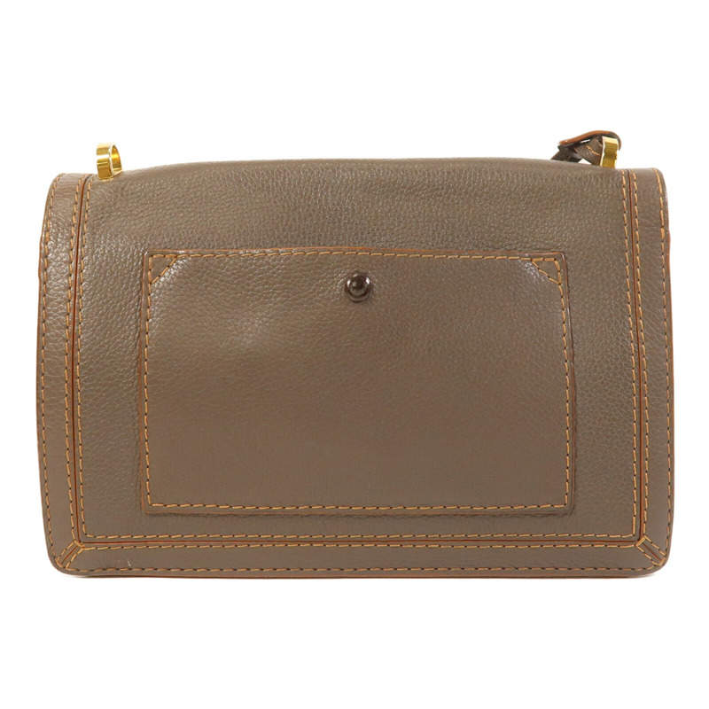 LOEWE 牛皮皮革Barcelona Medium金扣肩背袋-1