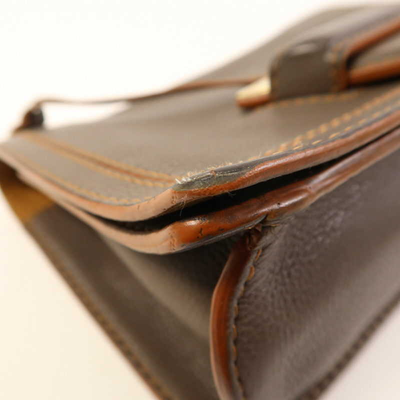 LOEWE 牛皮皮革Barcelona Medium金扣肩背袋-5