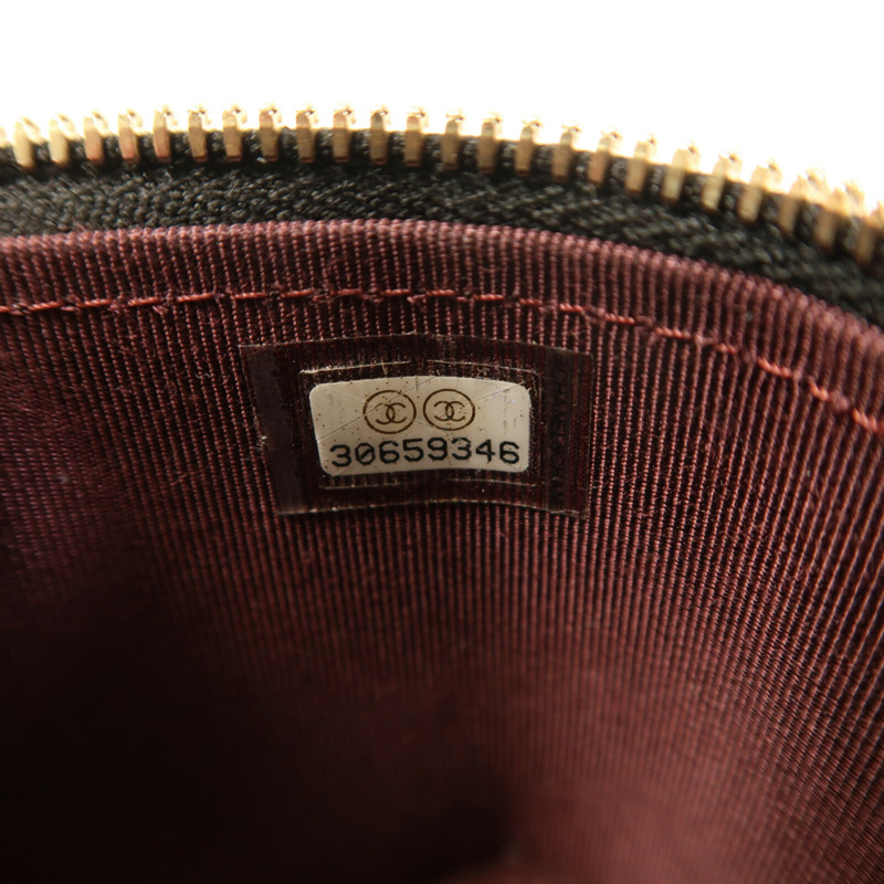 CHANEL 羊皮皮革Mini Vanity Case金扣鏈帶肩背袋-13