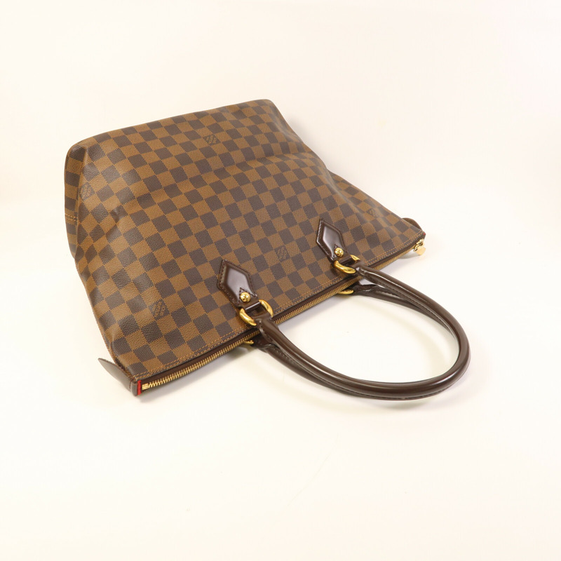 LOUIS VUITTON Damier Saleya MM金扣肩背袋/手挽袋-8