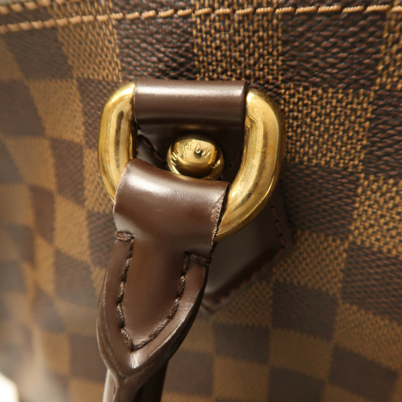 LOUIS VUITTON Damier Saleya MM金扣肩背袋/手挽袋-18