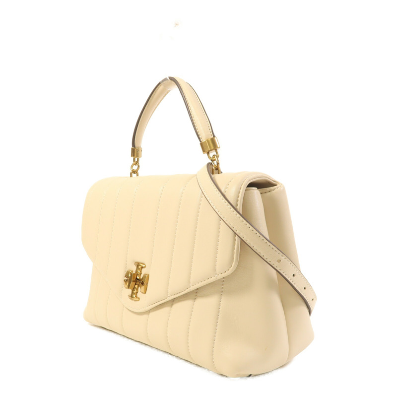 Tory Burch 牛皮皮革Kira Mini Top Handle手挽肩背兩用袋-2