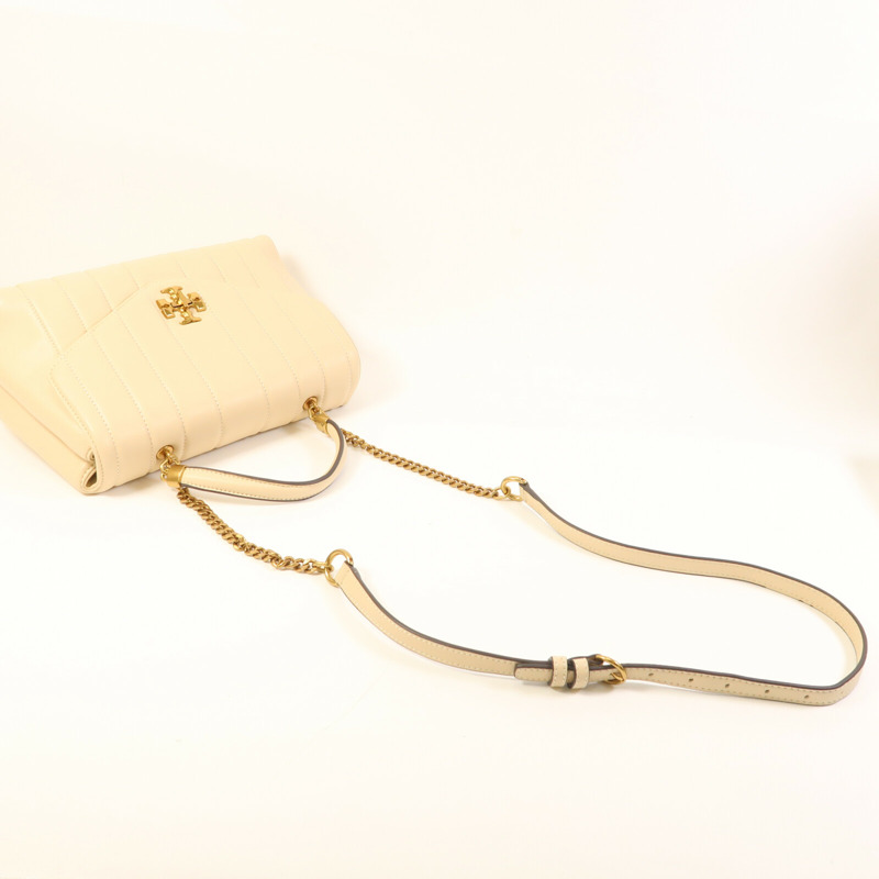 Tory Burch 牛皮皮革Kira Mini Top Handle手挽肩背兩用袋-8