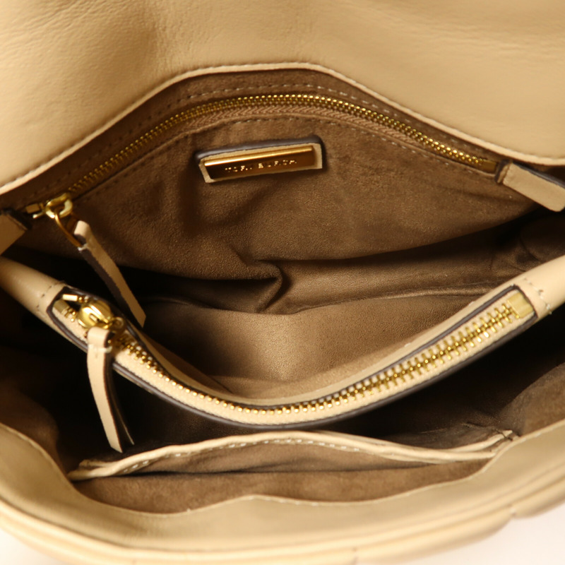 Tory Burch 牛皮皮革Kira Mini Top Handle手挽肩背兩用袋-10