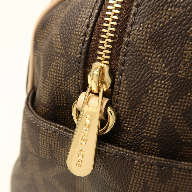 Michael Kors 塗層帆布Grayson金扣手挽袋-13