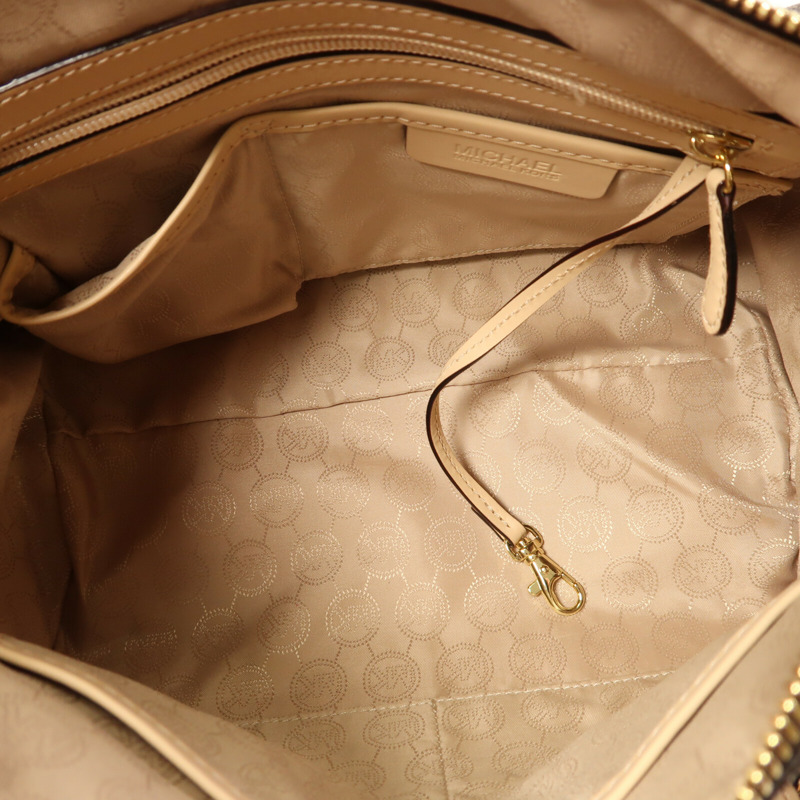 Michael Kors 塗層帆布Grayson金扣手挽袋-14