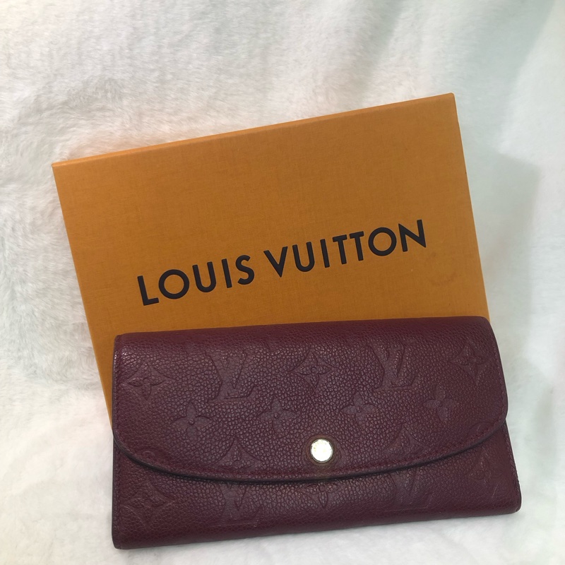LV Monogram 葡萄紅 Empreinte Emilie 長夾XB723-0