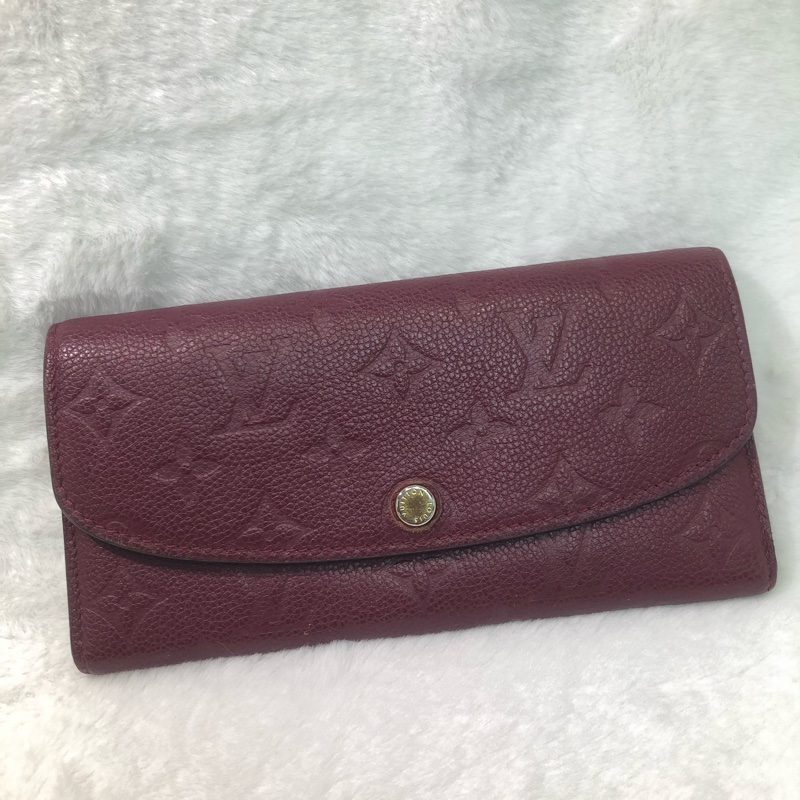 LV Monogram 葡萄紅 Empreinte Emilie 長夾XB723-6