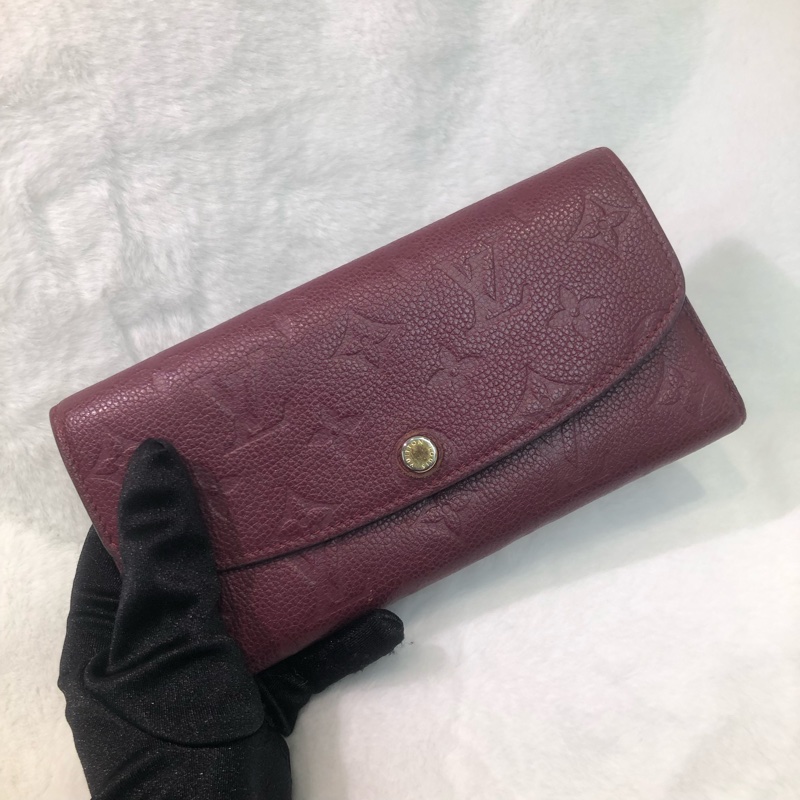 LV Monogram 葡萄紅 Empreinte Emilie 長夾XB723-7