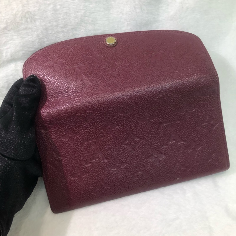 LV Monogram 葡萄紅 Empreinte Emilie 長夾XB723-10