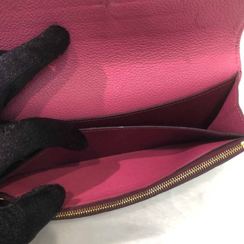 LV Monogram 葡萄紅 Empreinte Emilie 長夾XB723-25